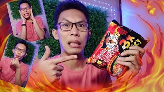 (3X) KOREAN FIRE NOODLES CHALLENGE ? | SPICIEST BULDAK RAMEN IN THE WORLD !!!