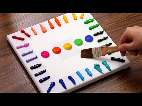 Easy Night Scene Acrylic Painting For Beginners (1469)