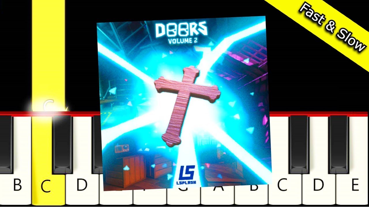 Unhinged II DOORS OST VOL. 2 Fast and Slow (Easy) Piano Tutorial