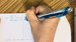 Math 1 - 2.3 Notes - I can solve multi-step equations