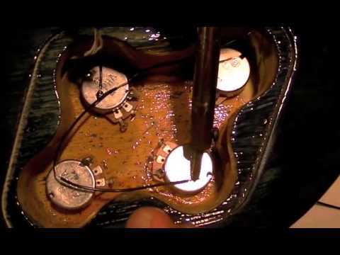 how to wire a les paul guitar from scratch installing ground