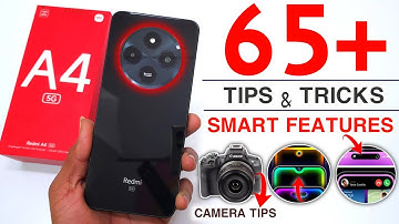 Redmi A4 Tips & Tricks | Redmi A4 5G Tips and Tricks | Top 65+ Hidden Features ✨️