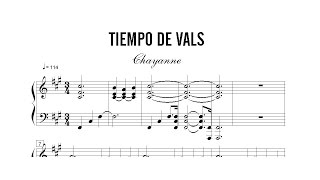 Video thumbnail of "Partitura: Chayanne - Tiempo de Vals | Clases de Produccion de Partituras"