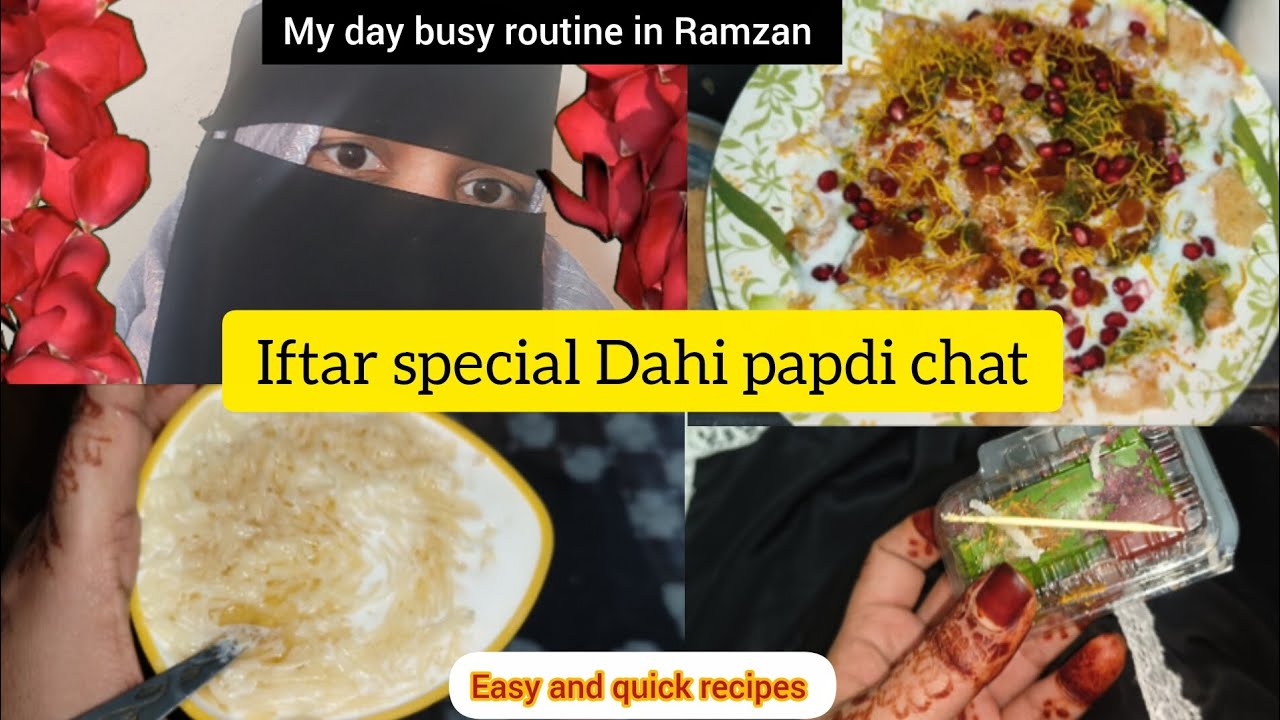 Hyderabadi Mom made DAHI PAPDI CHAT🤲🤲||RAMZAN SPECIAL DISH||famous Delhi chat