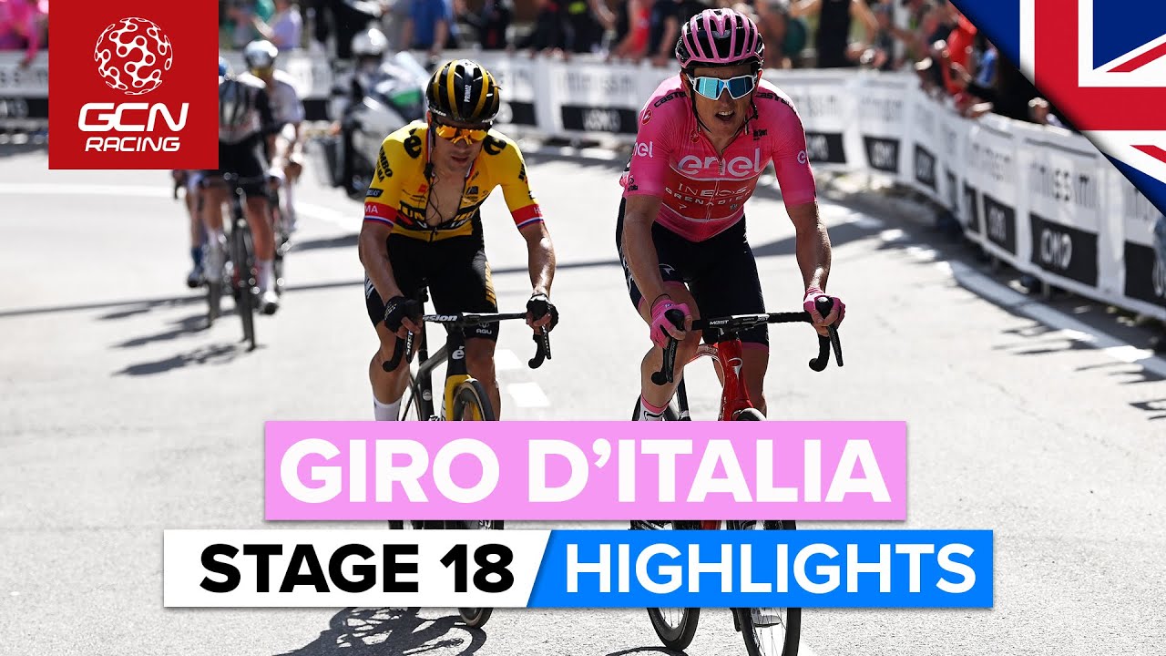 Time Gaps In The Race For Pink! Giro DItalia 2023 Highlights - Stage 18 