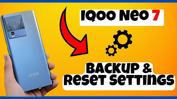 Backup & Reset Settings IQOO Neo 7 || How to enable backup and reset settings || How to reset data