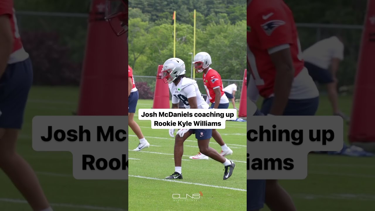 Josh McDaniels Coaches Up Rookie WR Kyle Williams