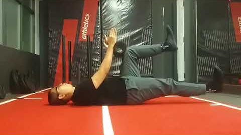 Deadbug with Foam Roller