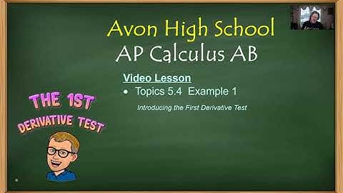 AP Calculus AB - Topic 5.4 - Example 1 - Part A