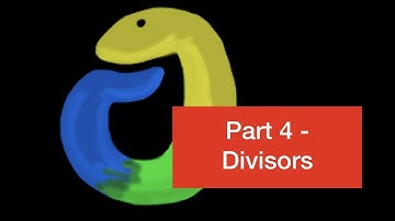 Python Practice Part 4 - Divisors