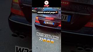 Mercedes - Benz E550 Amg W211: Hear That Growling Exhaust 🔥🚗💨 Resimi