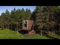 Arsenit nestles onelegged treehouse in estonian pine forest