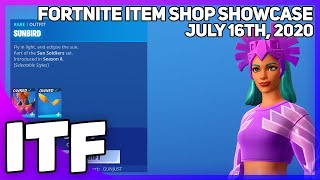 Fortnite Item Shop *NEW* SUNBIRD EDIT STYLES! [July 16th, 2020] (Fortnite Battle Royale)