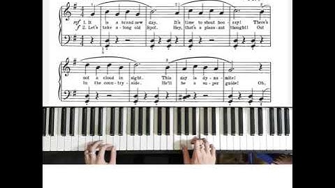 Bastien piano basic Level 1: The New Day