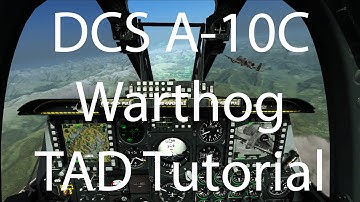 DCS A-10C Warthog TAD (Tactical Awareness Display)