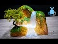 Diy hot glue waterfall using newspaper waste of paper  hot glue nova craft