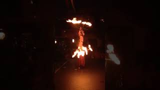Tiare Valouria Fire Performance NYE with DJ Anjali and the Incredible Kid