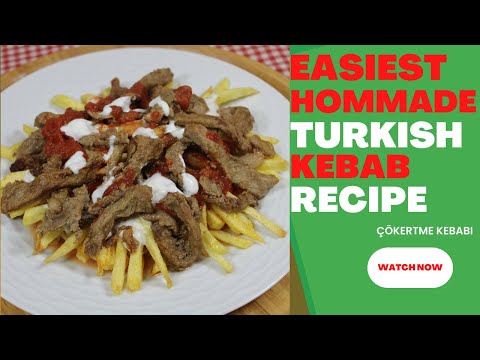 EPISODE 8 - HOW TO MAKE "ÇÖKERTME KEBABI" | Easiest Kebab Recipe | Crunchy, Tender |#turkishcuisine