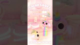 Neon Dango penguin coloring codes 🍡