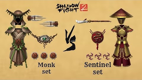 Shadow Fight 2 || SET OF MONK vs SET OF SENTINEL [Android Gameplay]