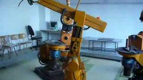 [FEI STU]: robotic arm OJ 10 test (made in 1986)