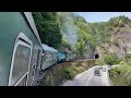 The last narrow gauge steam train in bulgaria  scenic journey in 4k