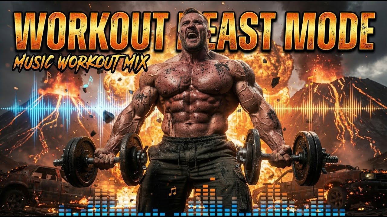 Beast Mode Gym Music 2026 🐺 Non-Stop Workout Mix for Lifting & Cardio