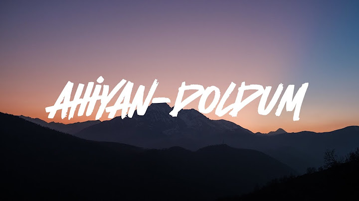 Ahiyan - Doldum ( lyrics + sözleri ) - 4K