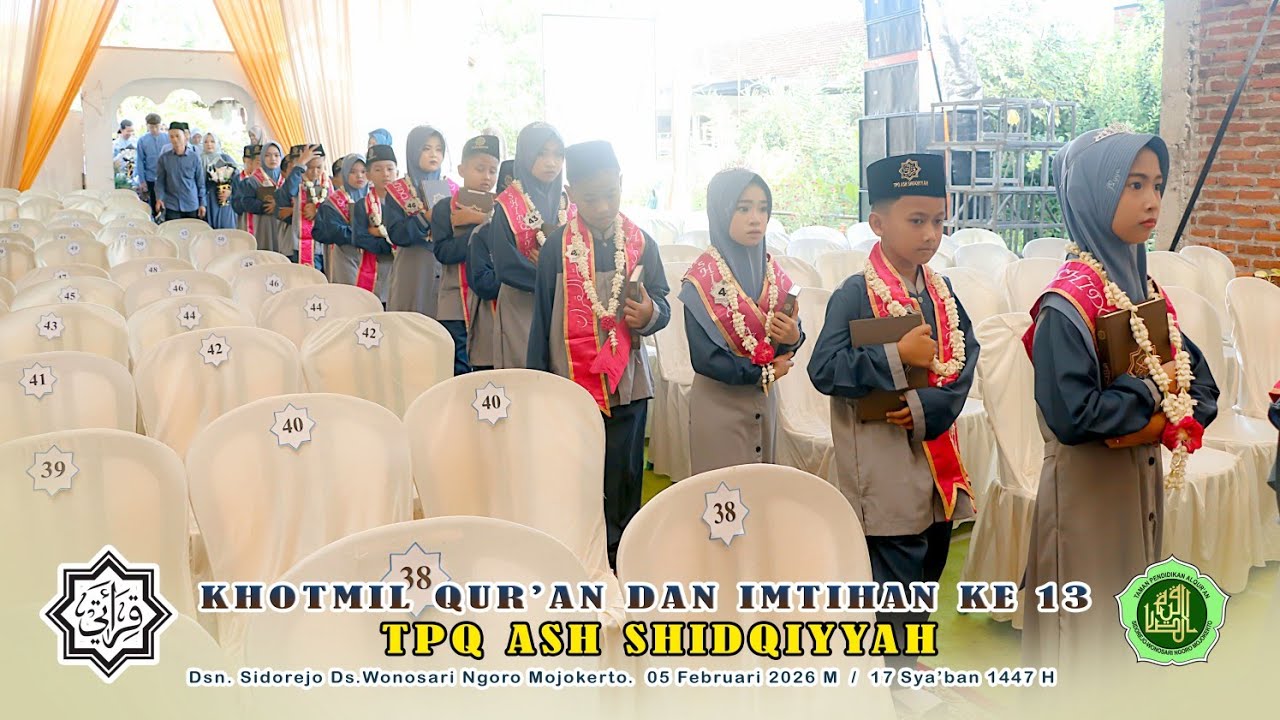 PROSESI KIRAB KHATAMAN & IMTIHAN KE 13 Rajab 1447 (2026)