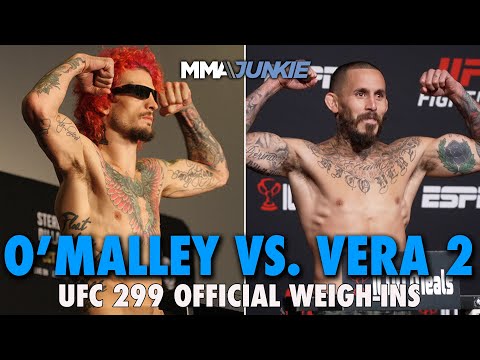 UFC 299: O'Malley vs. Vera 2 Official Weigh-In | Friday 9 am ET