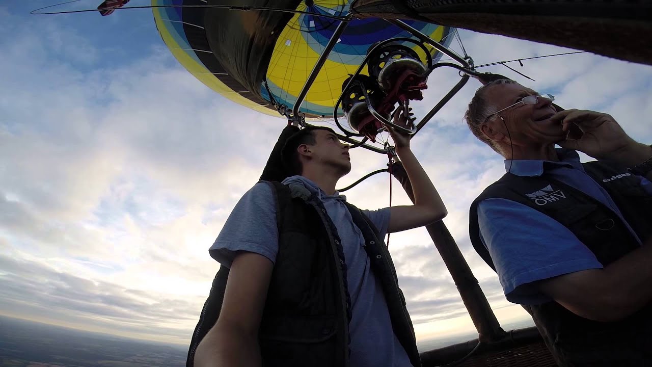 hot air balloon training flight YouTube