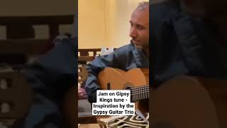 Gypsy Guitar Trio jam - Inspiration by Gipsy Kings #7stringguitar #gipsykings #gypsyguitars