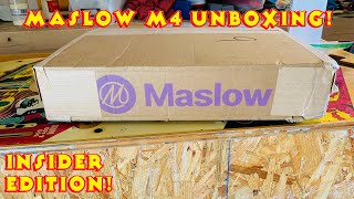 Maslow M4 CNC Machine Unboxing!  Insider Edition!