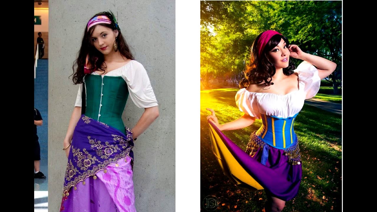 Esmeralda Cosplay Costume Full Outfits