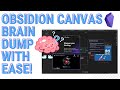 Obsidian Canvas - Brainstorm and Map Ideas with Ease