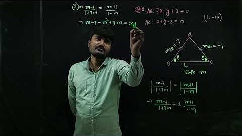 Two equal sides of an isosceles triangle are given by 7x-y+3=0 and x+y=3, and its third side passes