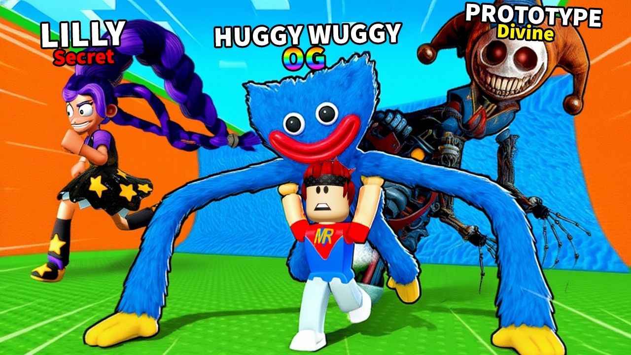 Спасите монстров Poppy Playtime Chapter 5 от цунами в Roblox