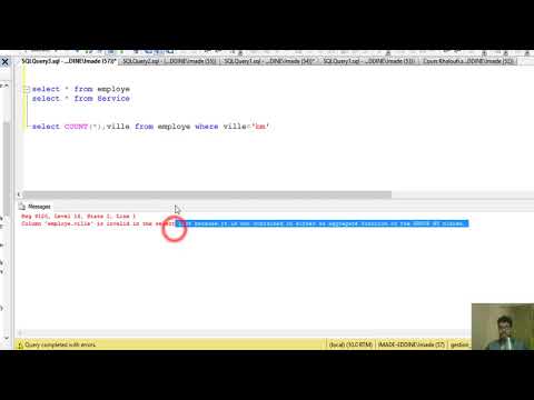 14#Cours SGBD1 SQL Server (la commande GROUP BY ) Darija
