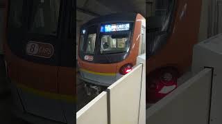 北参道駅｜東京メトロ副都心線17000系電車17188Fの到着と発車。2024/5。TOKYO METRO Fukutoshin Line Kita-sando Station JAPAN TRAIN