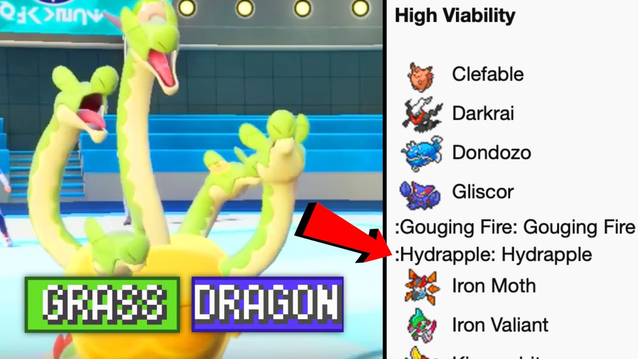 How Hydrapple its Awful Typing Competitively YouTube