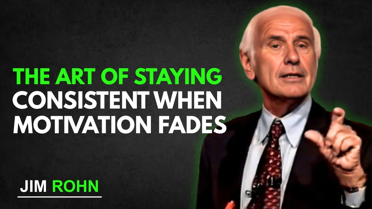 Study Motivation Jim Rohn The Art of Staying Consistent When Motivation Fades | Jim Rohnโs Most ...