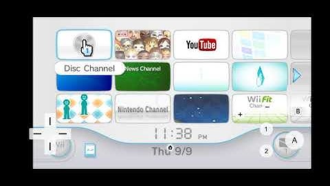 my normal lookin Wii menu and GameCube Menu