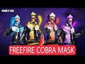 How to make free fire cobra mask at home  free fire  cobra skin  cobra mask with paper  craft