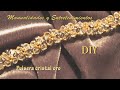 DIY - Pulsera tupis cristal y oro - Manualidades y entretenimientos