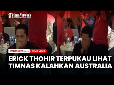 Ketua PSSI Erick Thohir Terpukau Lihat Penampilan Timnas U 23 Indonesia saat Taklukkan Australia