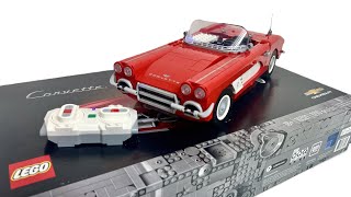 4K/60FPS MOC How to Motorize ⚙️ Build Lego Icons 10321, Chevrolet Corvette RC Mod Lego Powered Up