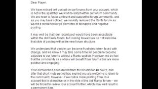 Failgex News - Rant Forum Removed