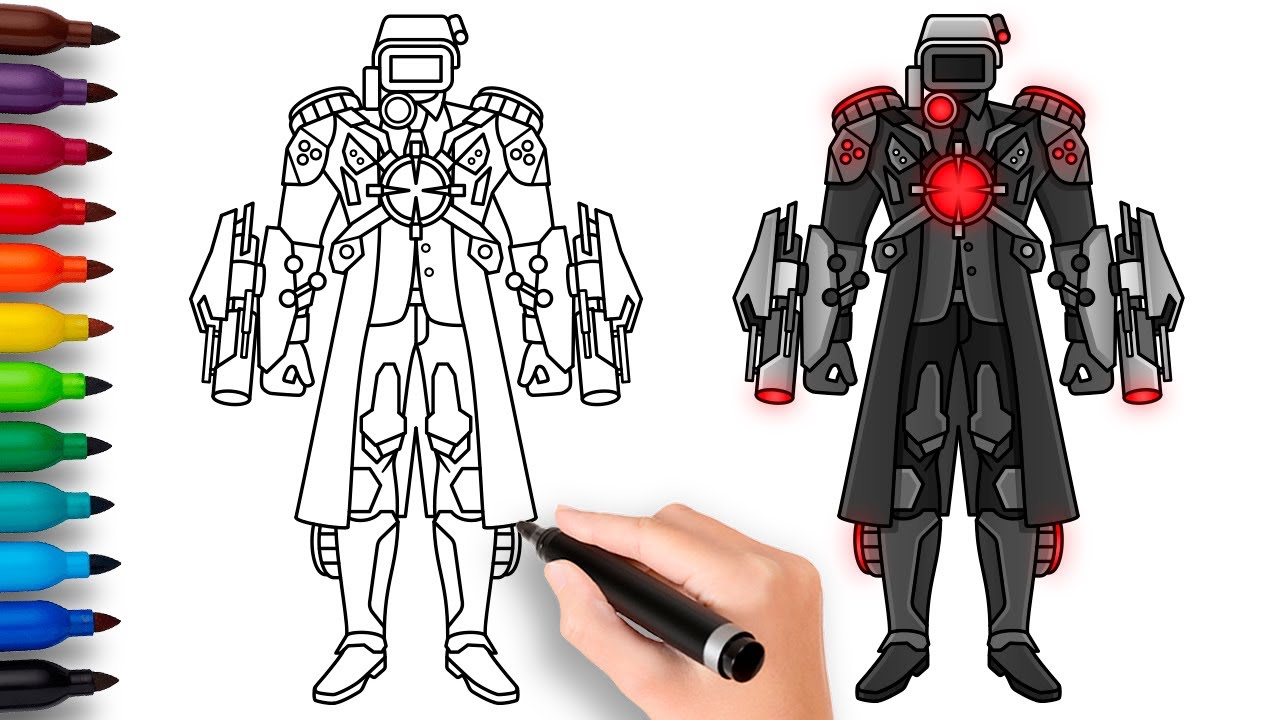 HOW TO DRAW ASTRO CAMERAMAN 2.0 | Skibidi Toilet Zombie Universe