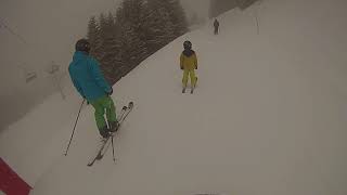 20180117 Ski La Tania James skis Plan Fontaine again 2 of 6