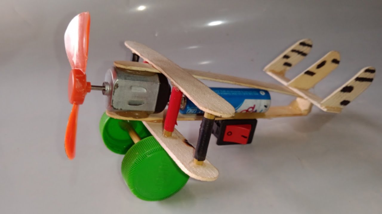 Toy Plane Using Motor How to make A Plane With Dc Motor !! Toy Wooden Plane !! - Airplane ...